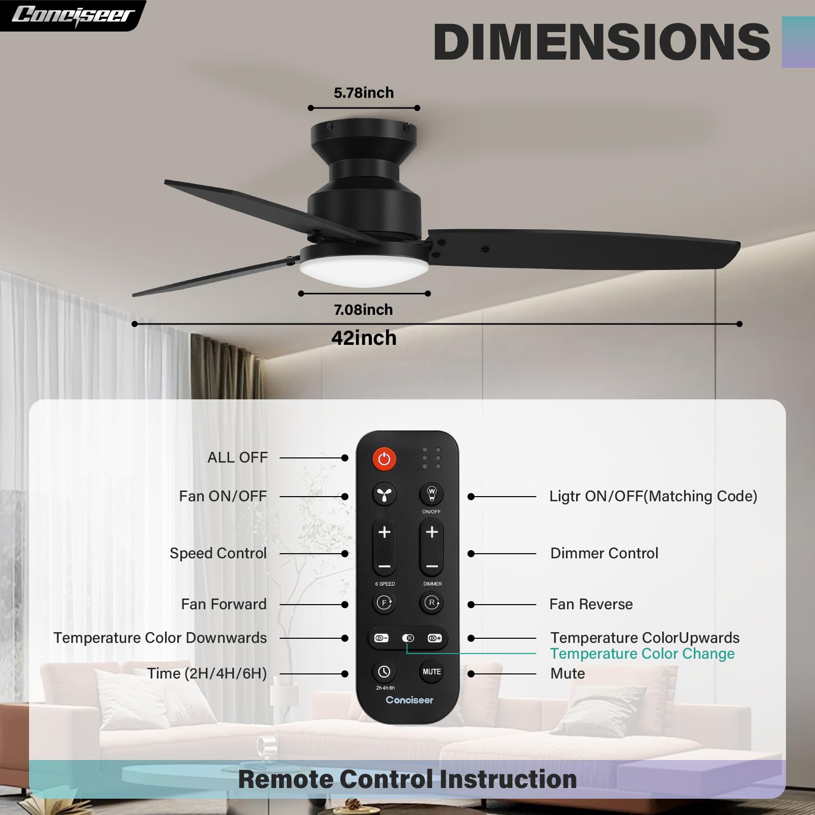 Conciseer installation guide and packaging for quick setup