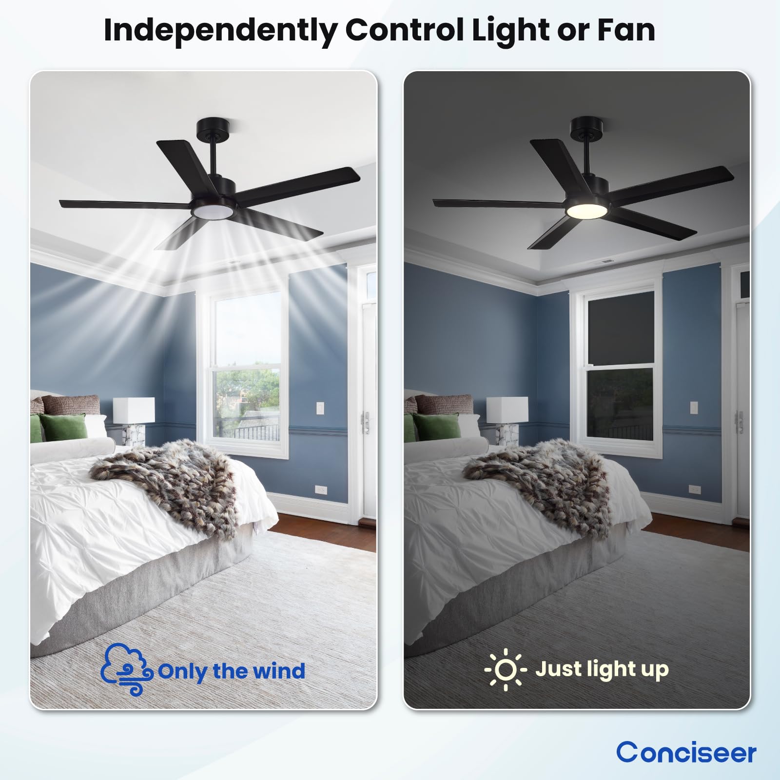 Conciseer slim profile fits modern interiors without bulk.