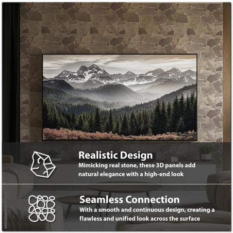 CONCORD WALLCOVERINGS Retro-Art 3D panel demonstrates interlocking installation for seamless DIY projects.