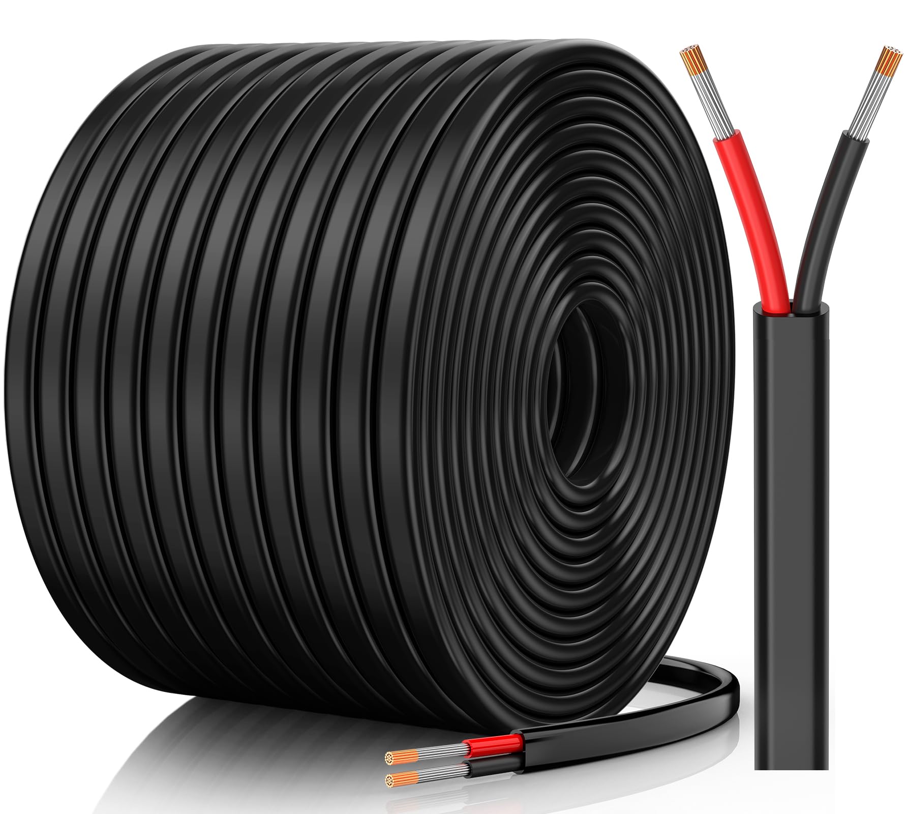 CONEPY 12AWG 2-conductor wire coil ready for automotive and marine applications
