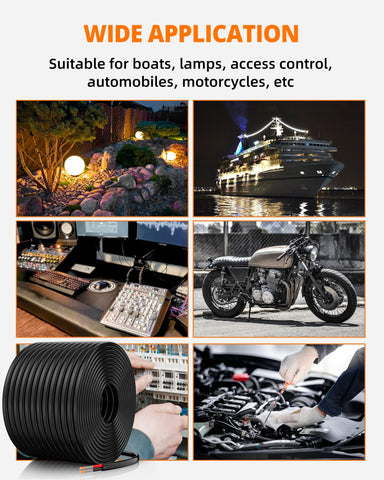 CONEPY 16/2 wire ideal for marine, automotive, LED, and solar projects.