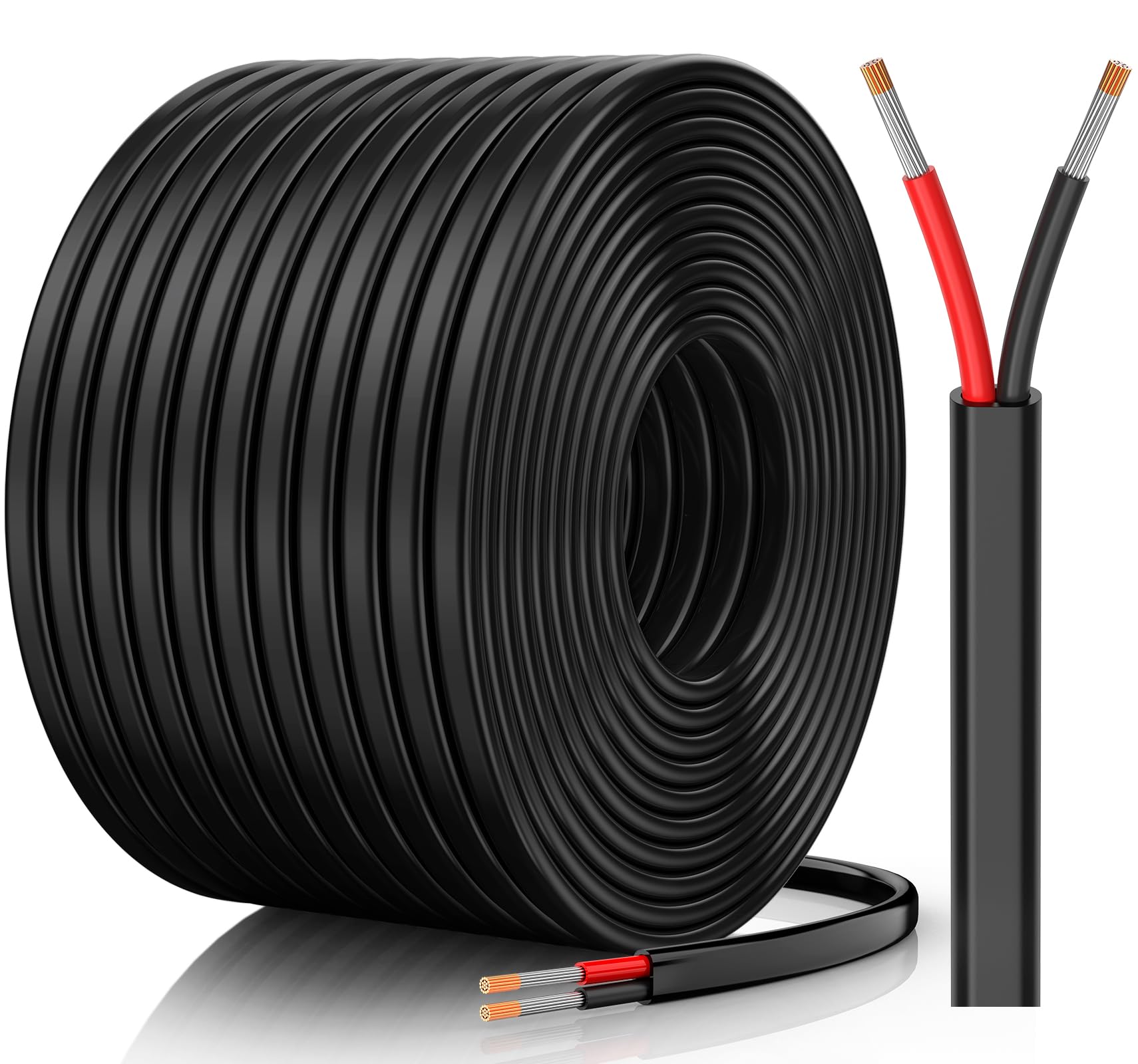 CONEPY 16 AWG wire close-up strands highlighting high conductivity for reliable power transfer.