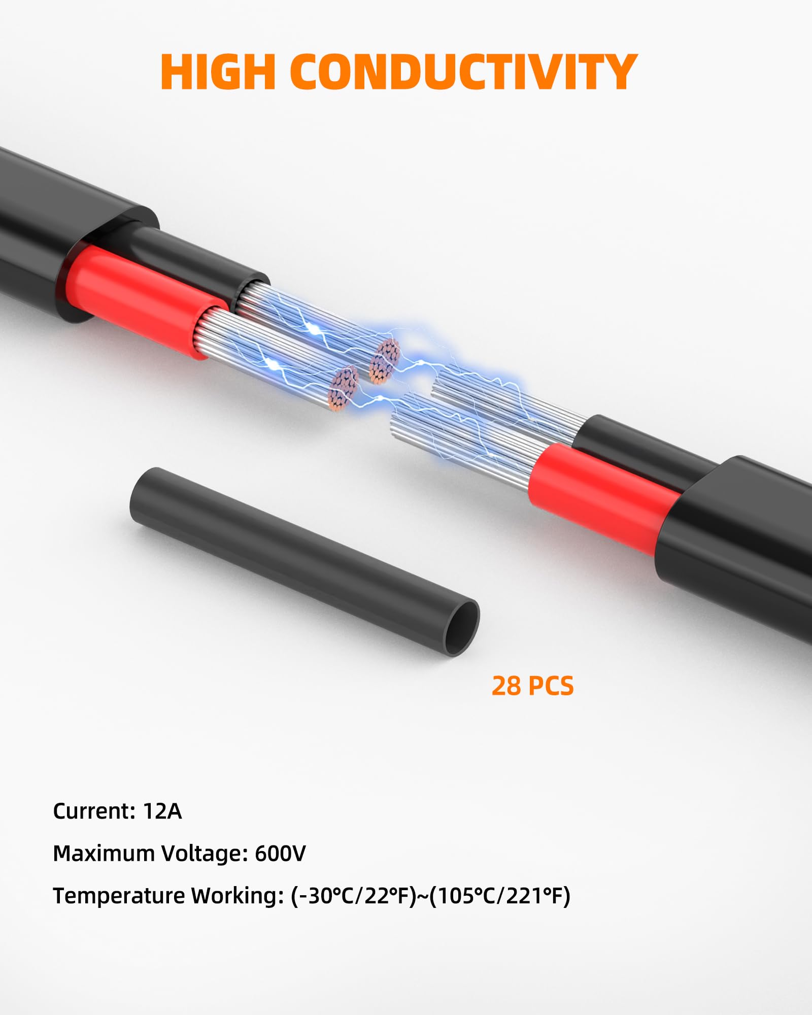 CONEPY 2-conductor low-voltage cable, flexible and easy to install.
