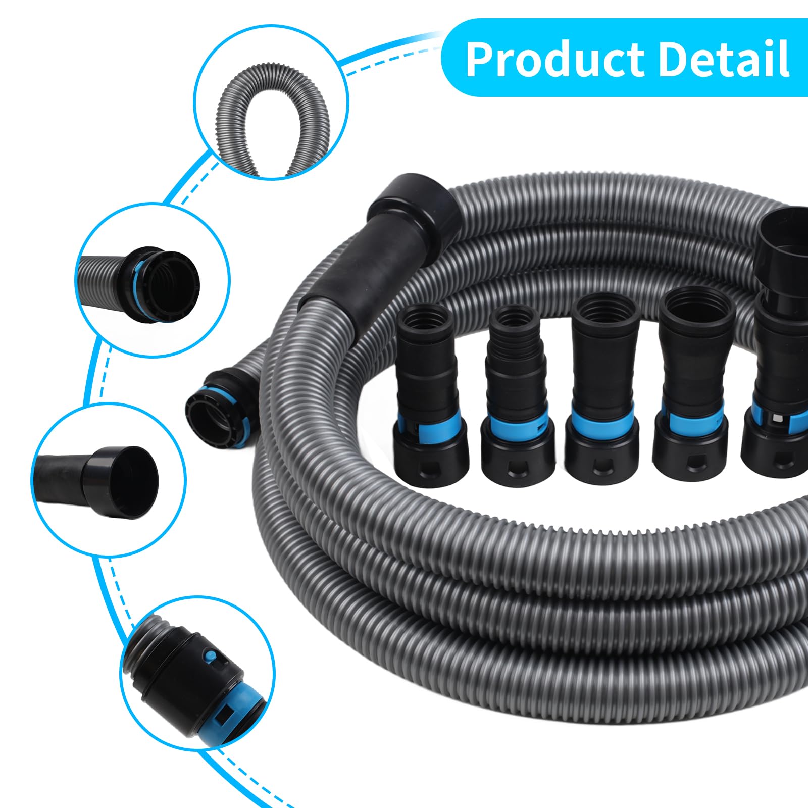 Quick-release connection on CONGKAILU hose enables fast tool-to-hose setup