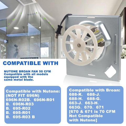 Front view of CONGKAILU S97012026 fan assembly showing compact design.