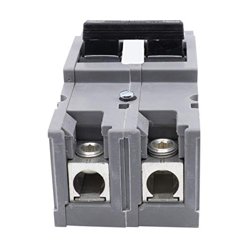 UBITBFP2002 gray 2-pole main breaker demonstrates 200A capacity for Zinsco systems.