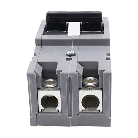 UBITBFP2002 gray 2-pole main breaker demonstrates 200A capacity for Zinsco systems.