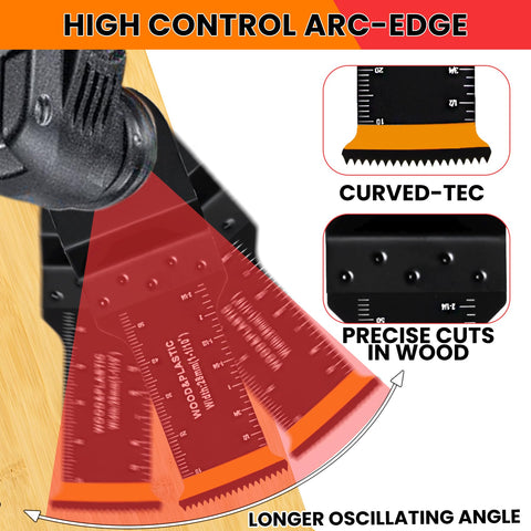 CONNOO bi-metal blades for wood metal plastic deliver smooth cuts.