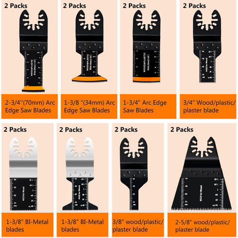 CONNOO universal interface blades kit compatible with many brands.