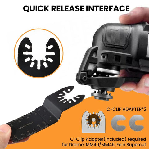 CONNOO universal interface fits many tools for smooth operation.