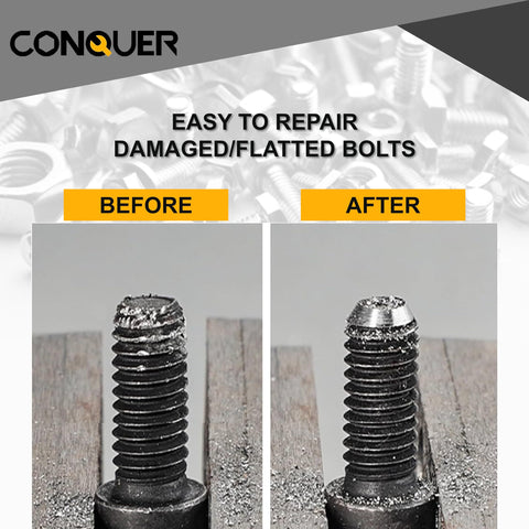 CONQUER HSS deburring tool trims copper pipe edges safely.