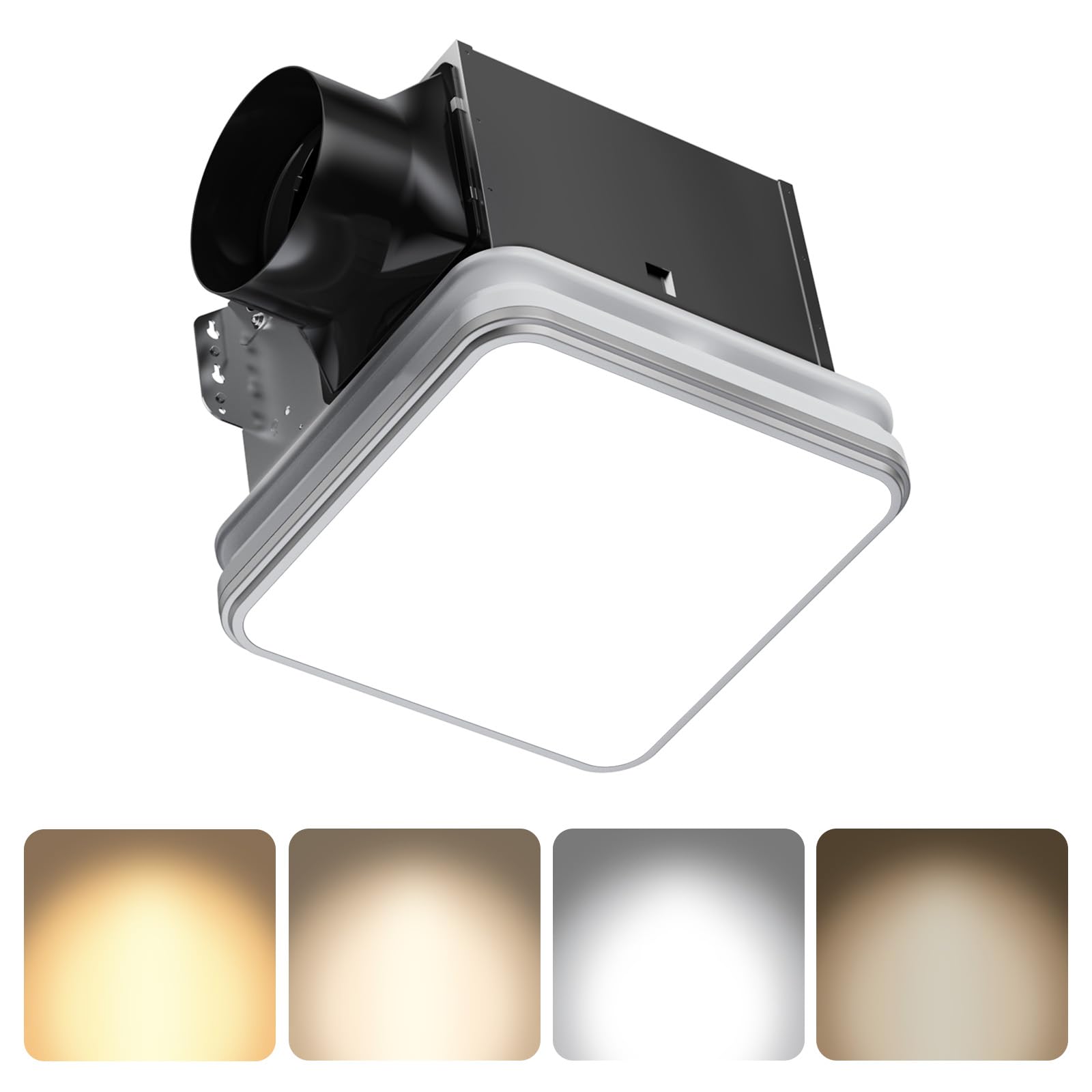 Consciot bathroom exhaust fan with light 160 CFM for efficient moisture control.