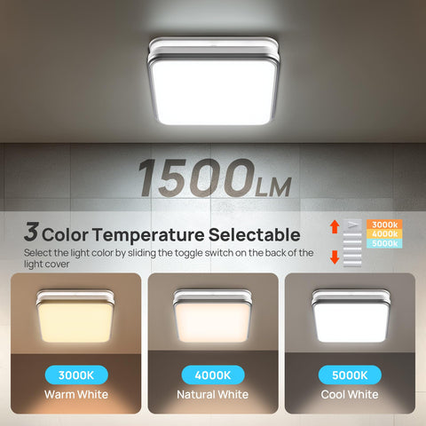 Consciot color temperature switch with 3000K–5000K options for customizable ambience.