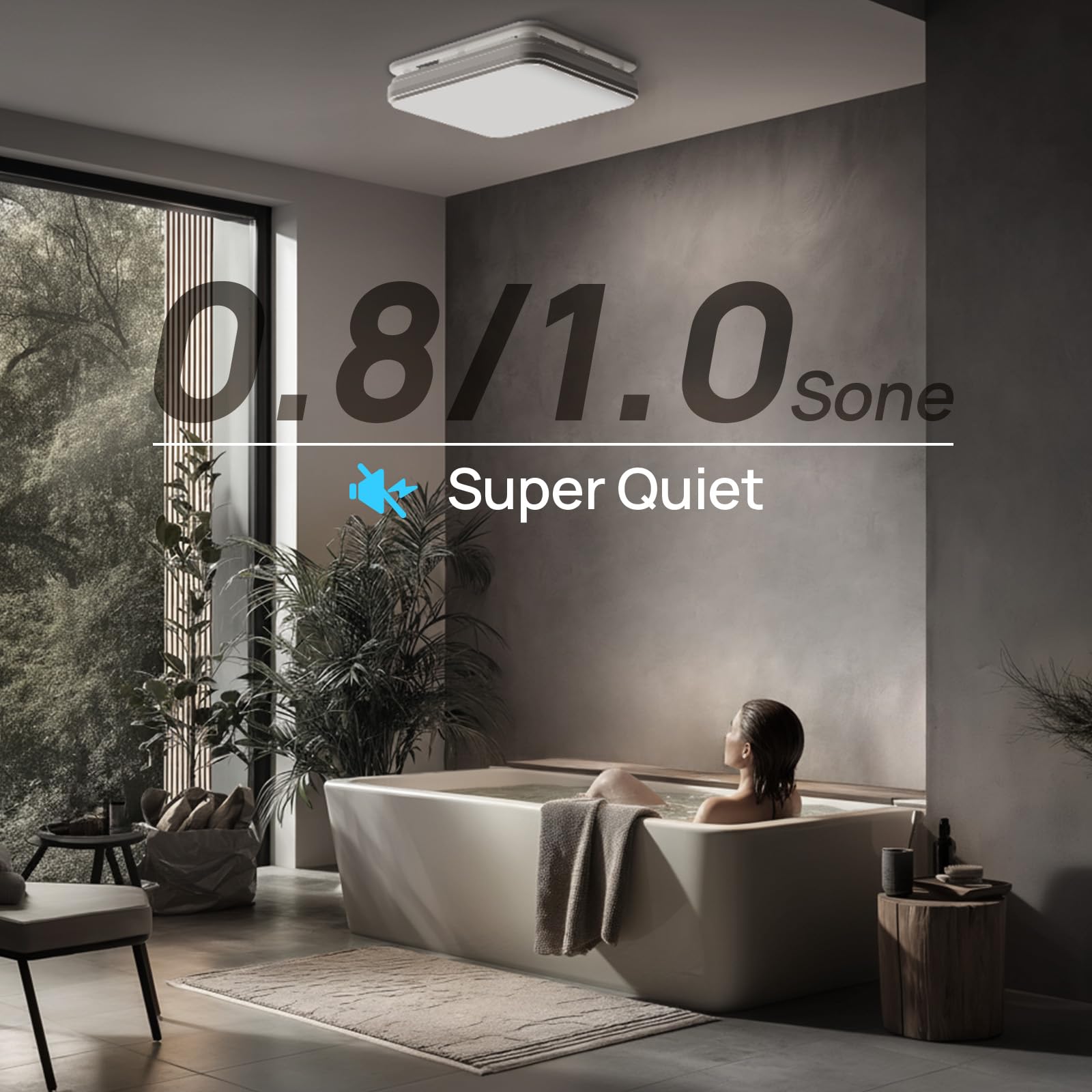 Consciot modern bathroom design complements contemporary decor.