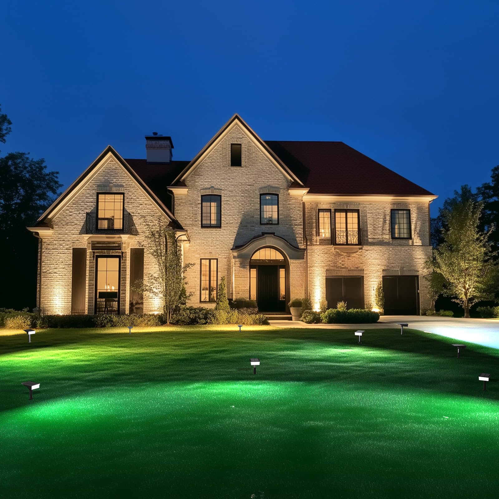 Consciot four-pack kit provides scalable landscape lighting.