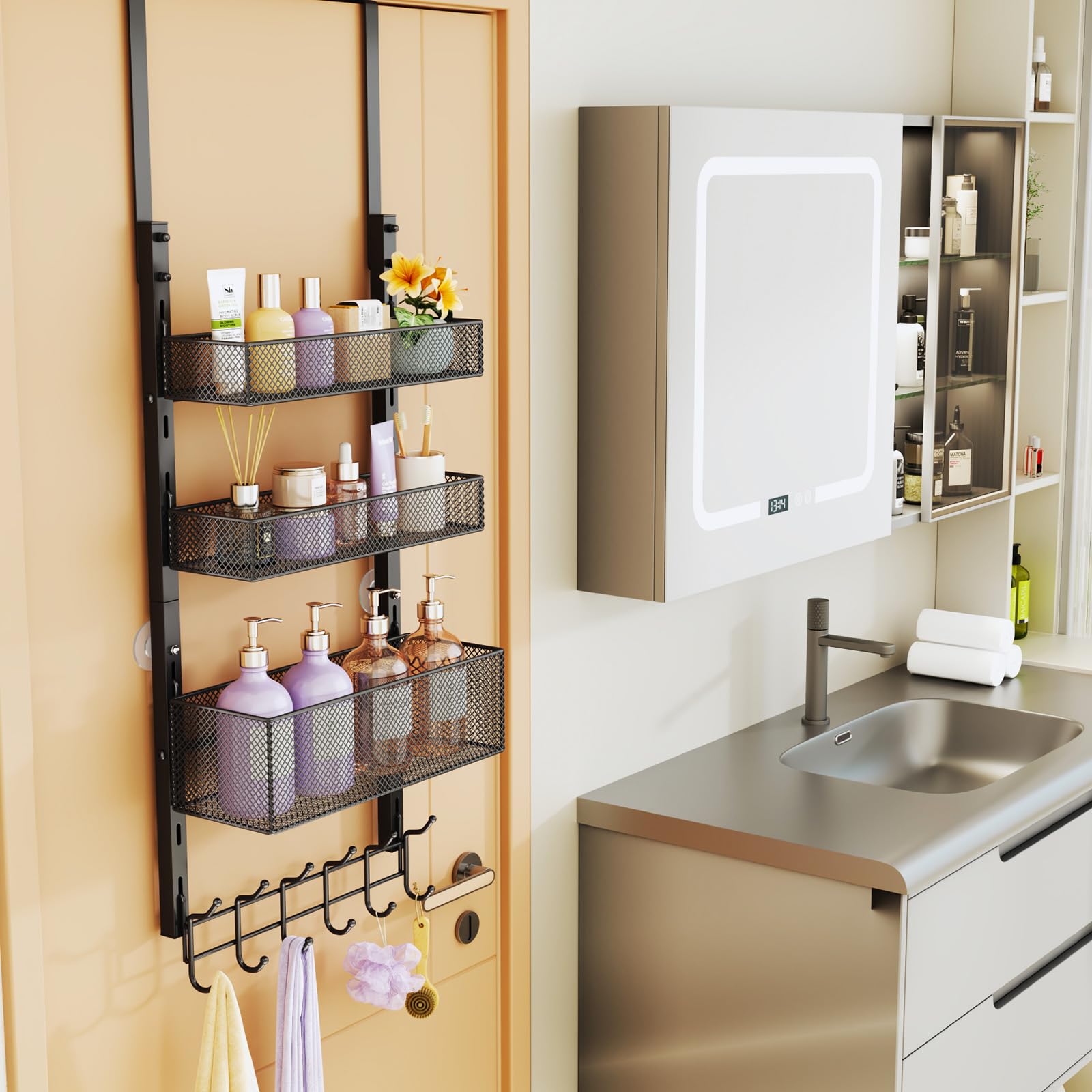 Consumest black finish complements modern home spaces.