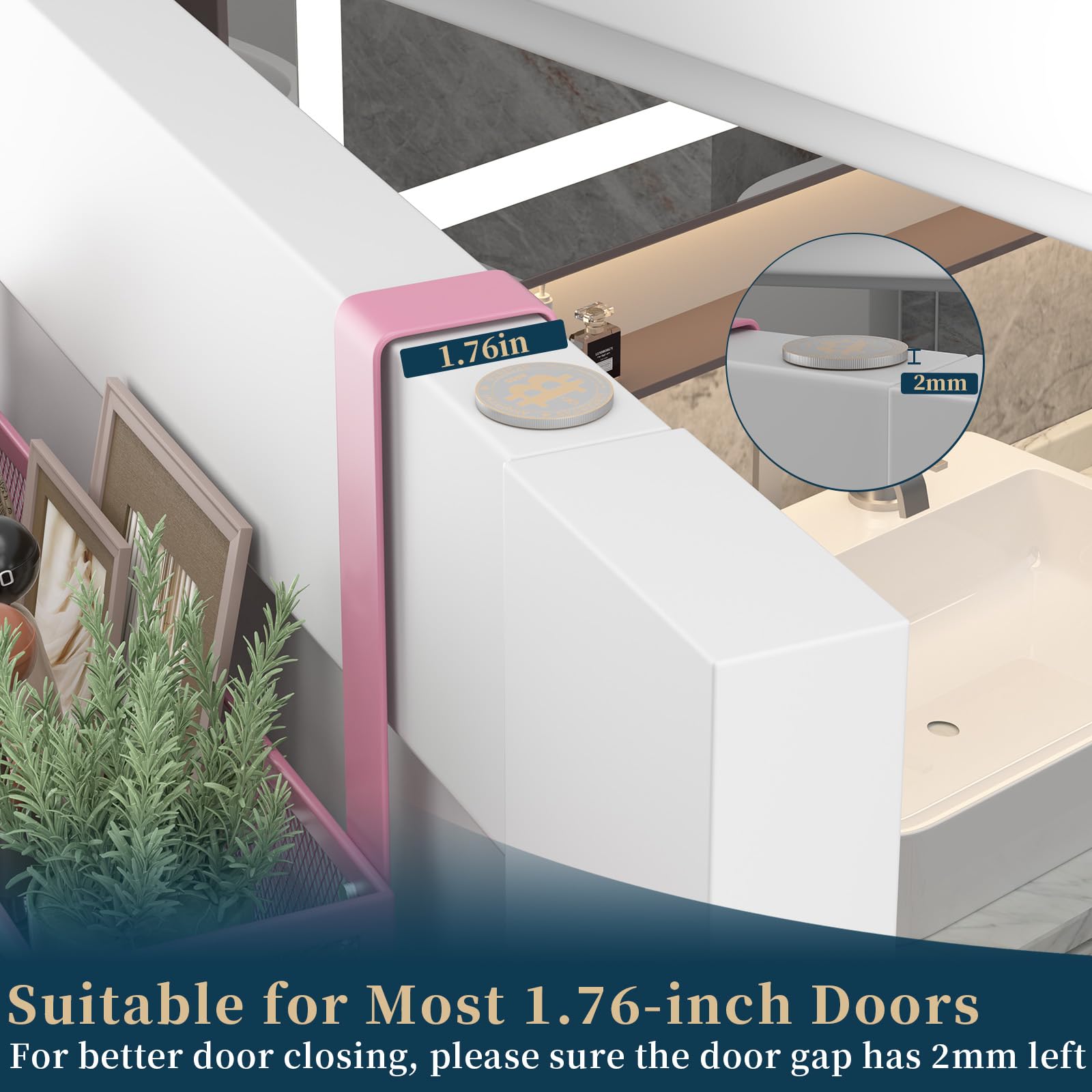 Consumest easy installation fits most doors for quick setup.