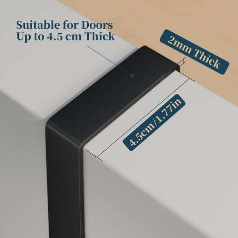 Consumest stainless steel door organizer offers durable space for coats and bags.