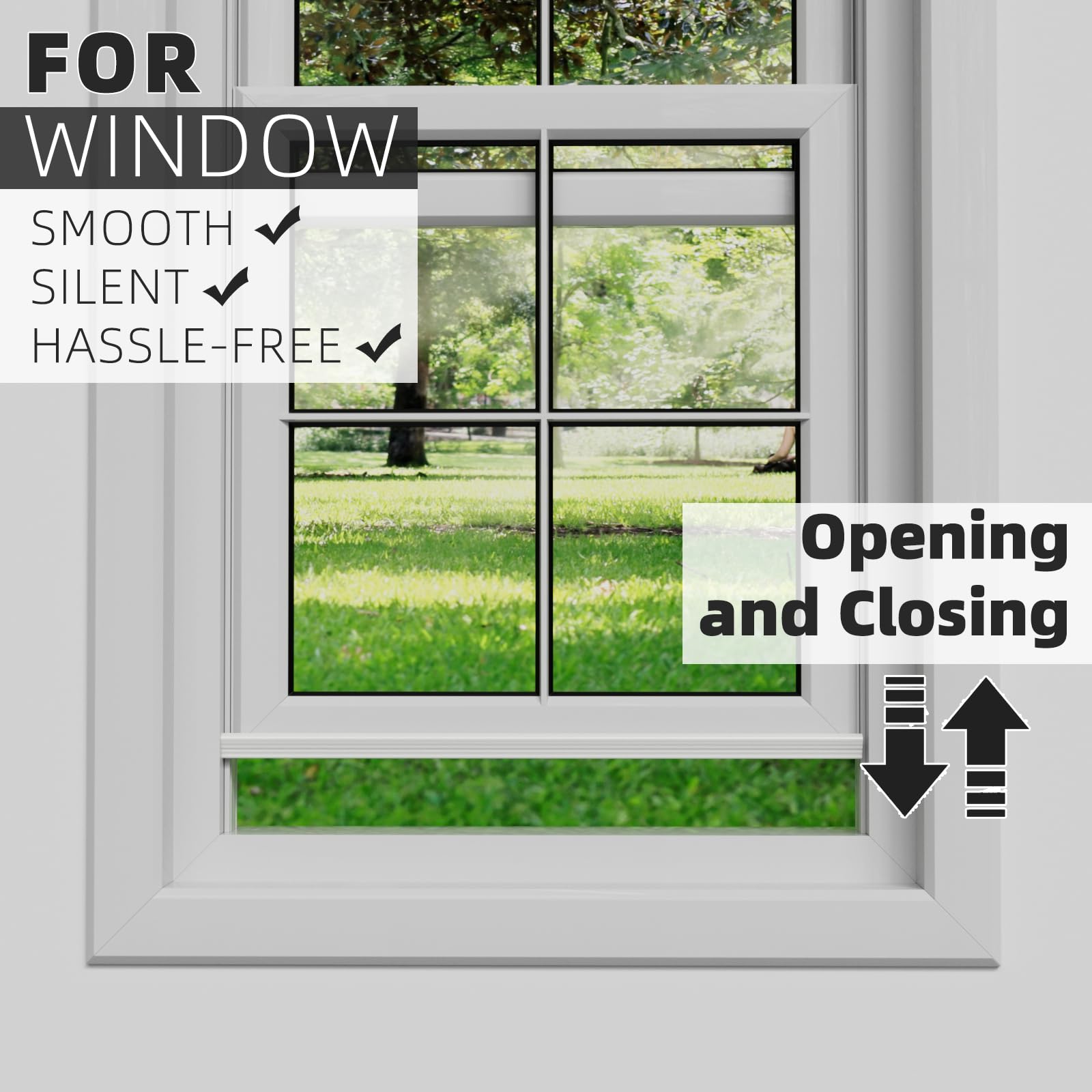 Conwang wedge-seal helps block drafts and reduce noise