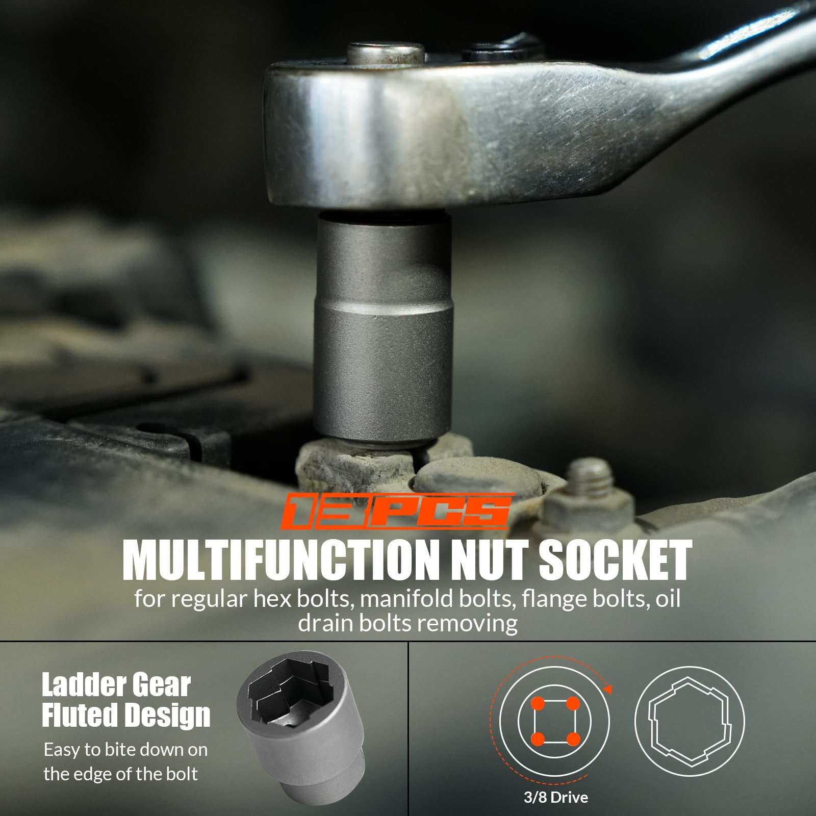 Coobeast bolt extractor kit in portable case for on-site repairs.