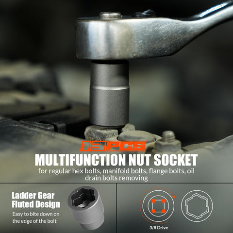 Coobeast bolt extractor kit in portable case for on-site repairs.