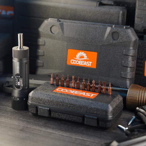 Coobeast compact storage box keeps tools organized for on the go tasks.