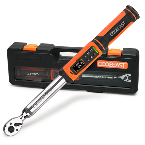 Coobeast Digital Torque Wrench display clearly shows precise readings for accurate tightening.
