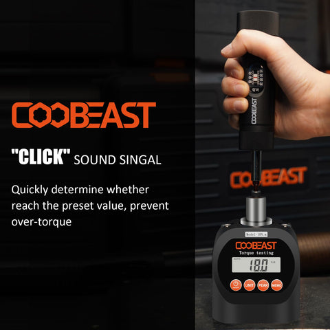 Coobeast easy-adjustment wheel makes torque value selection quick and intuitive