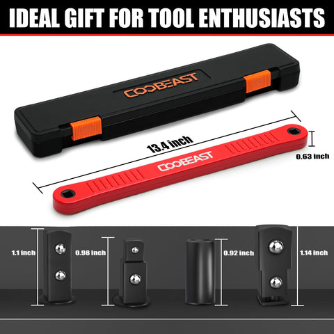 Coobeast offset wrench demonstrates 0-degree swing arc