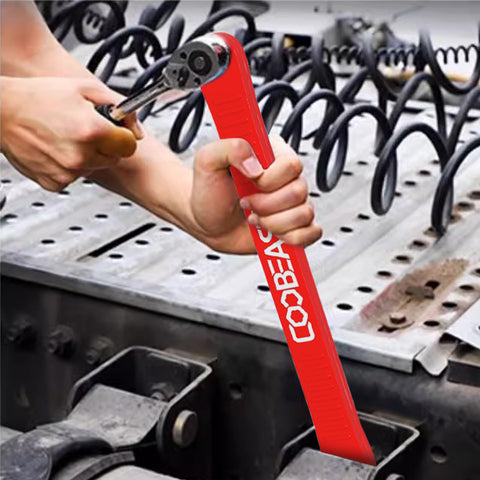 Coobeast red offset extension wrench used in automotive repair
