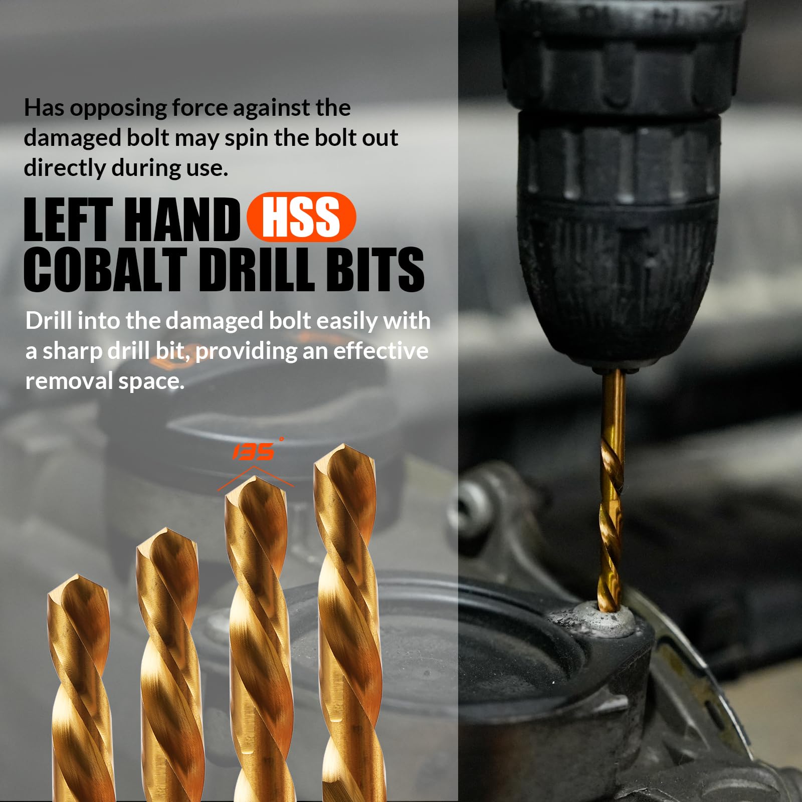 Coobeast spiral screw extractors gripping embedded screws