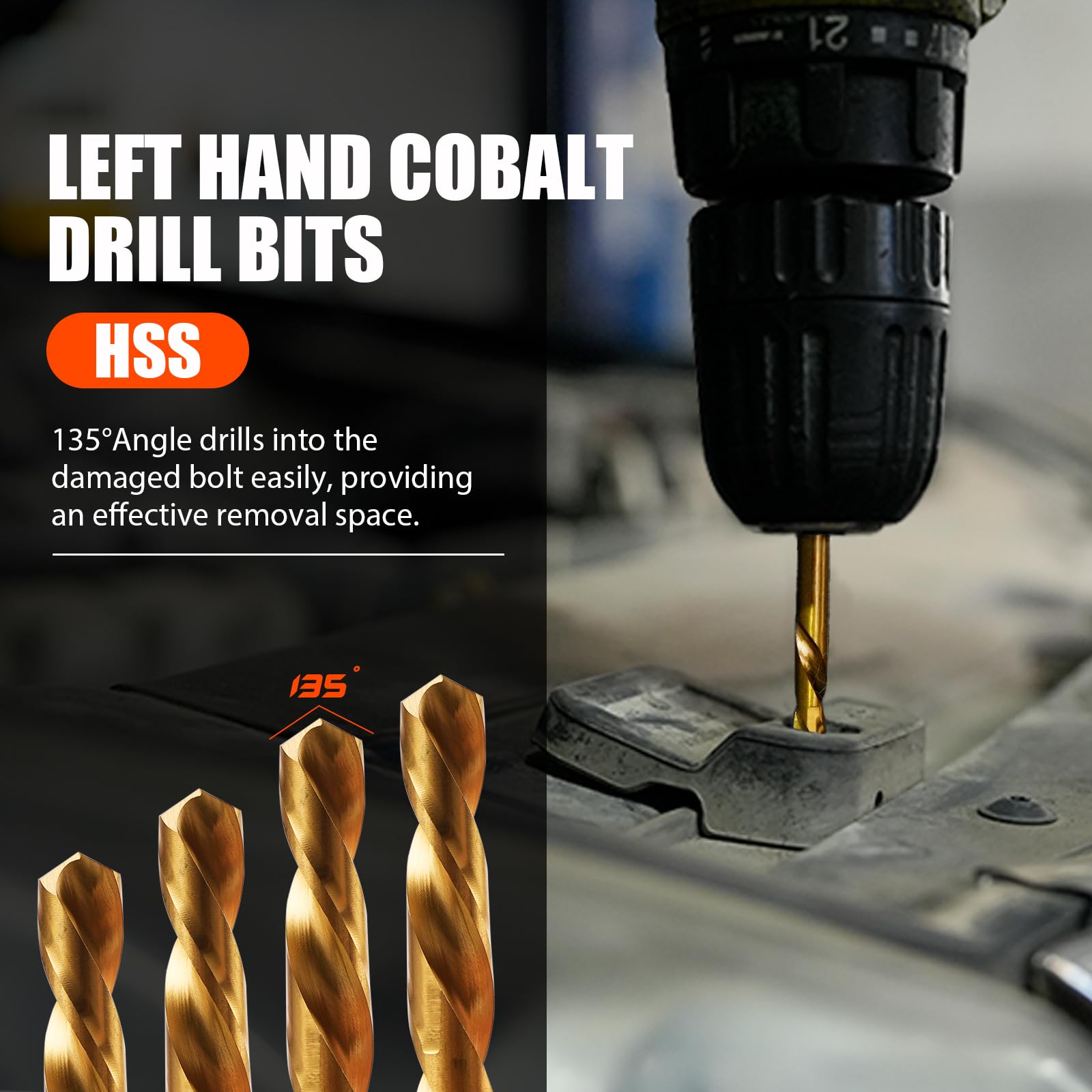 Coobeast spiral screw extractors spin out broken screws