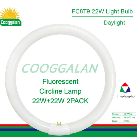 COOGGALAN 6400K daylight bulb shows bright, true-color illumination.