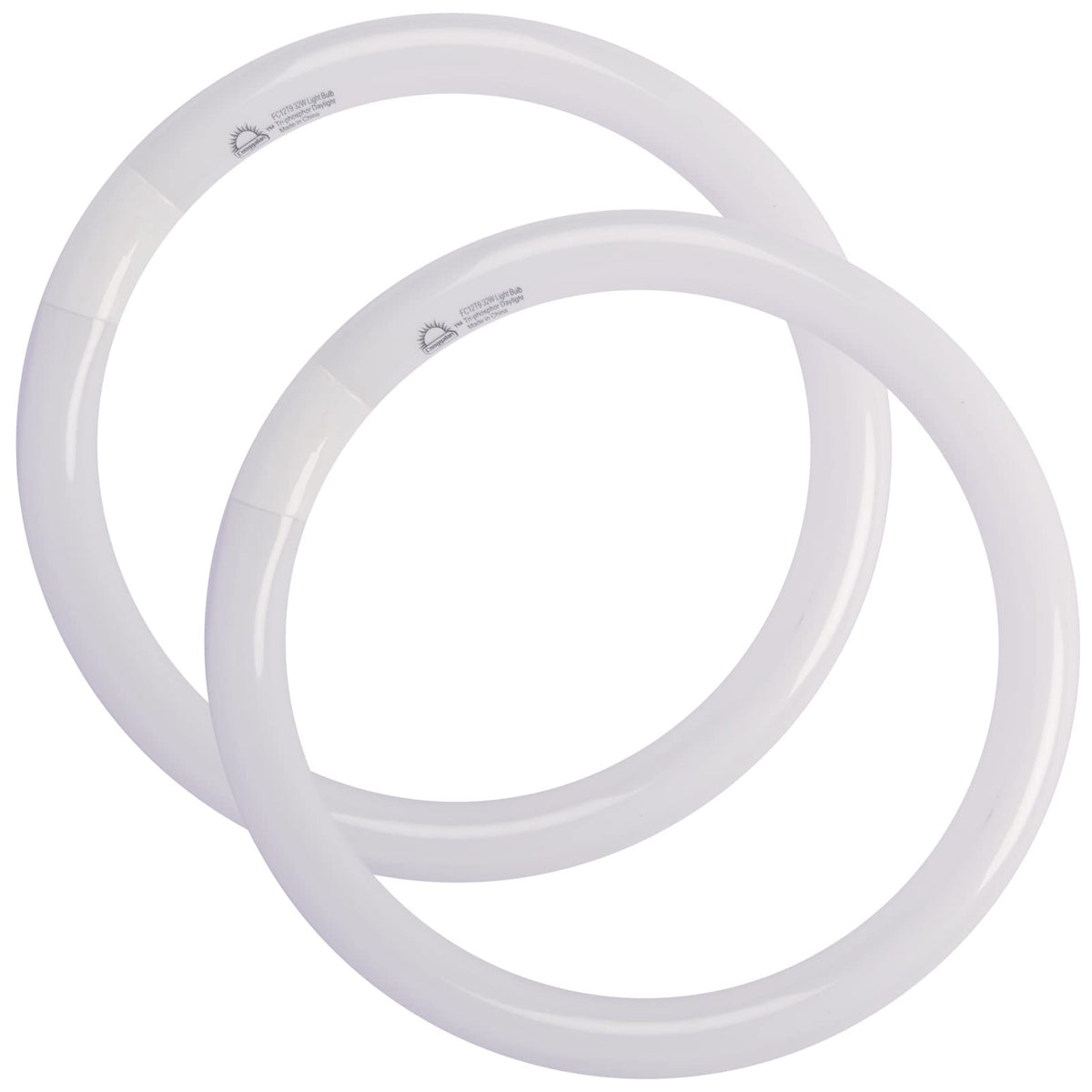 COOGGALAN FC12T9/DX 12-inch daylight circline bulb front view for bright kitchen task lighting.