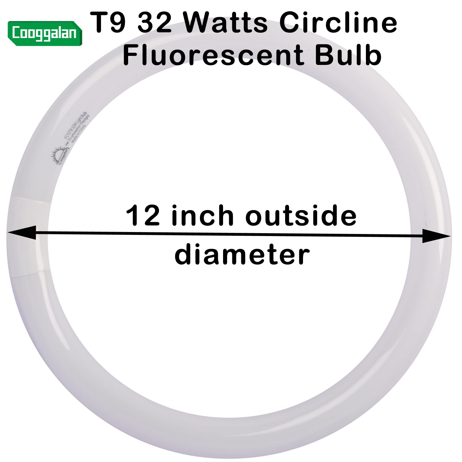 COOGGALAN FC12T9/DX 4-pin G10q base close-up showing easy replacement.
