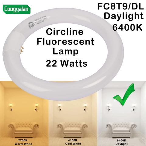 COOGGALAN 4-pin G10q base close-up for FC8T9 bulb.