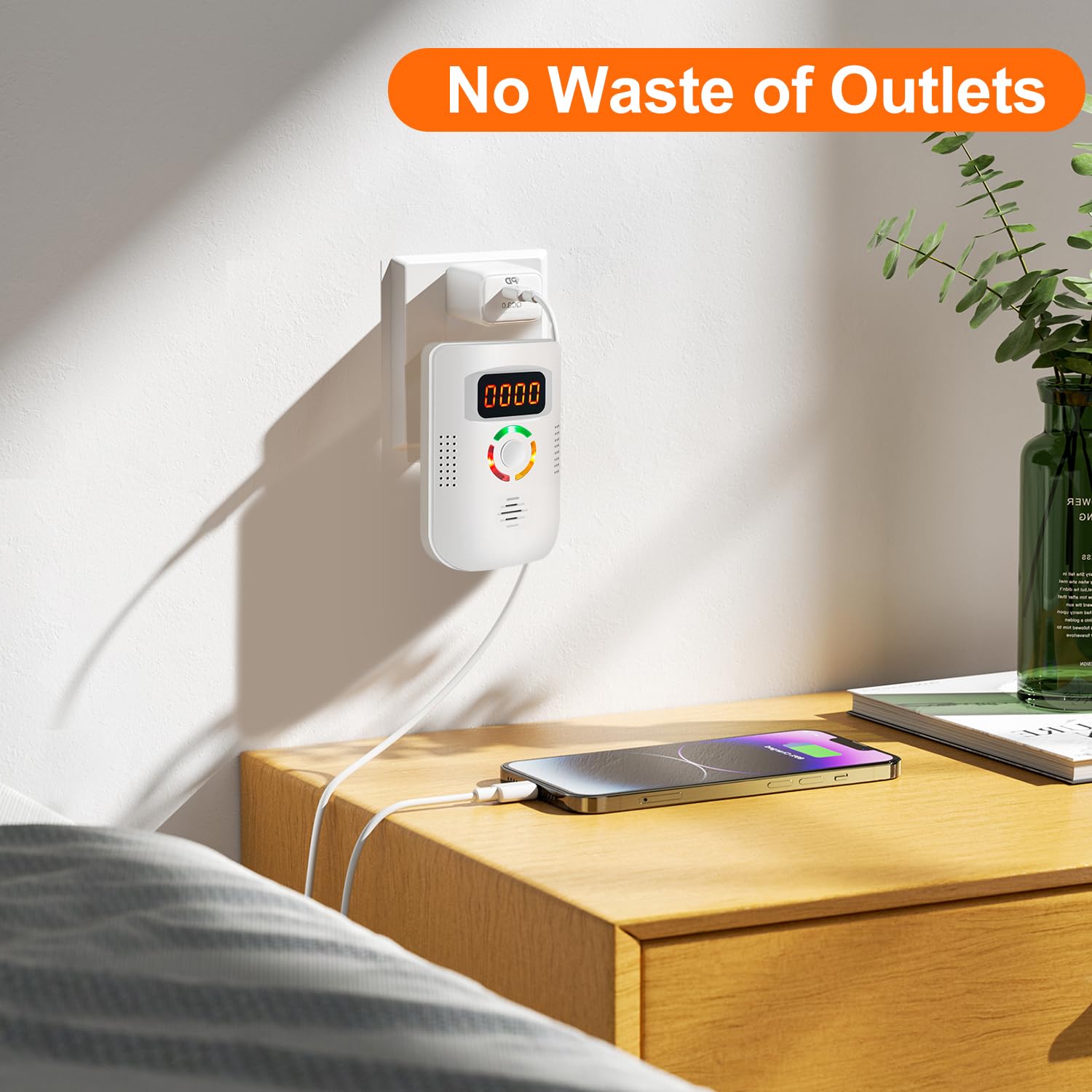 COOKSS self-test button allows quick checks and silencing false alarms