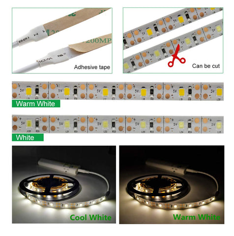 CoolBag LED strip can be cut to fit your space for custom lighting.