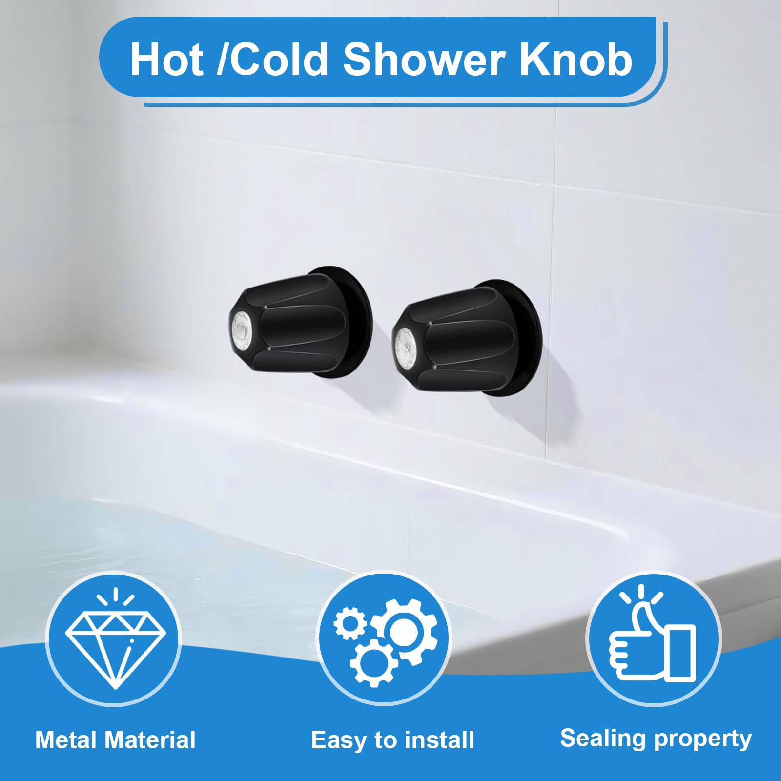 Coolfell cold knob replacement offering matte black style and precise temperature control.