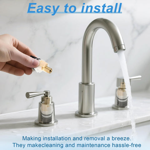 Simple installation steps enable quick repair without replacing the faucet.