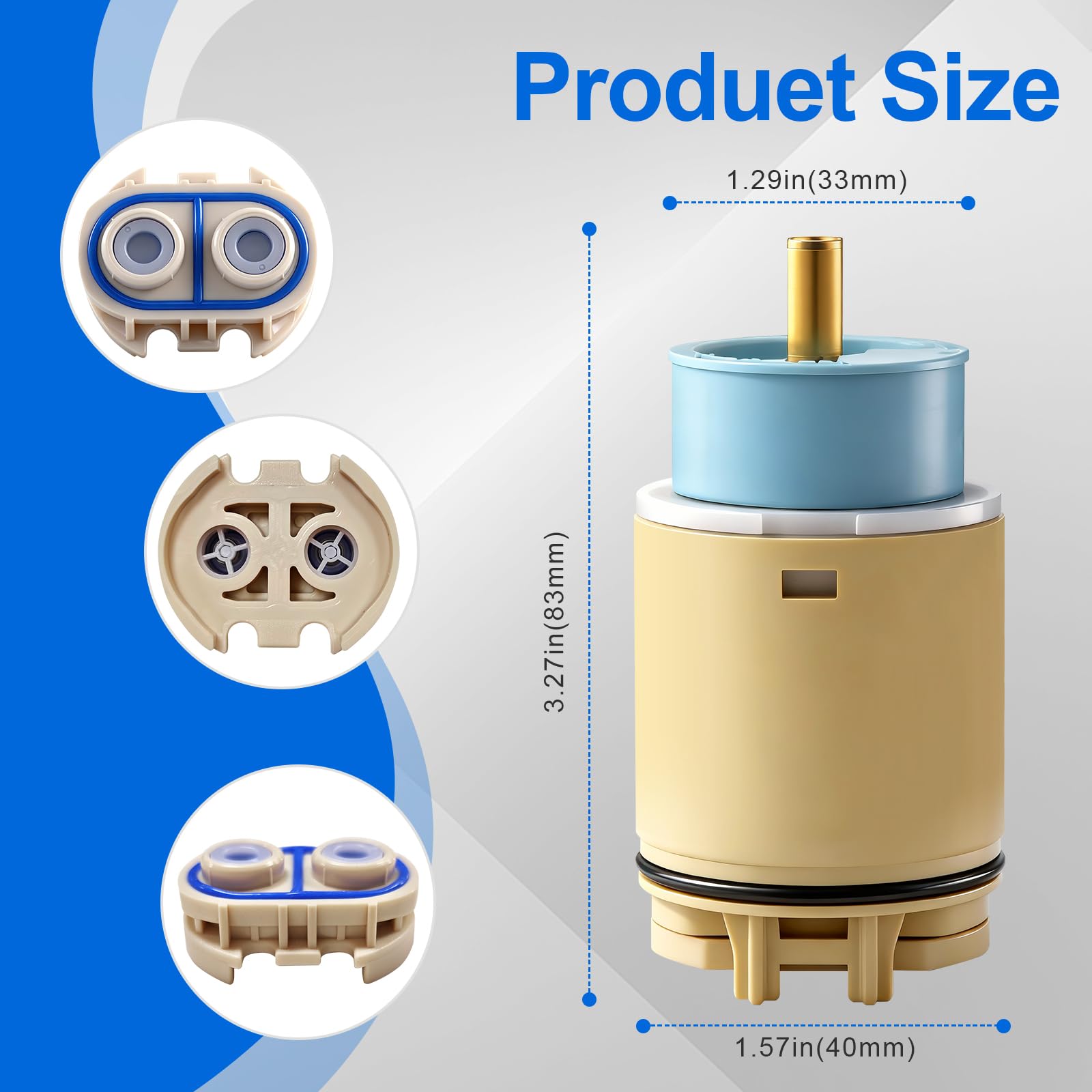 Coolfell RP73625 check valve included for reliable flow and leak prevention
