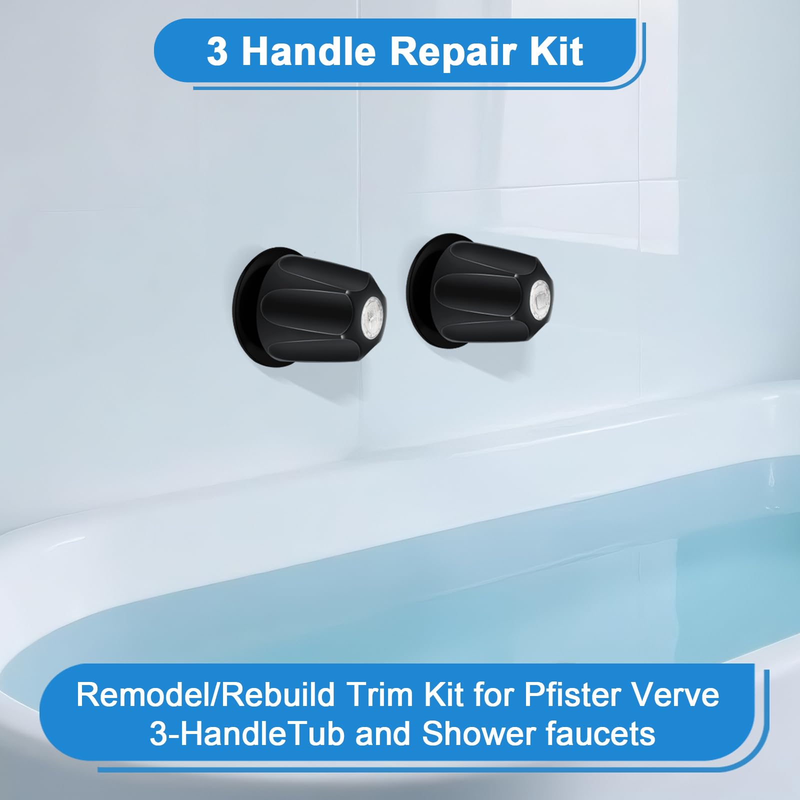 Coolfell components laid out for easy DIY shower upgrade.