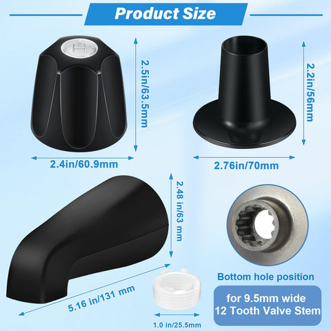 Coolfell shower knob cold control for Pfister Verve faucets