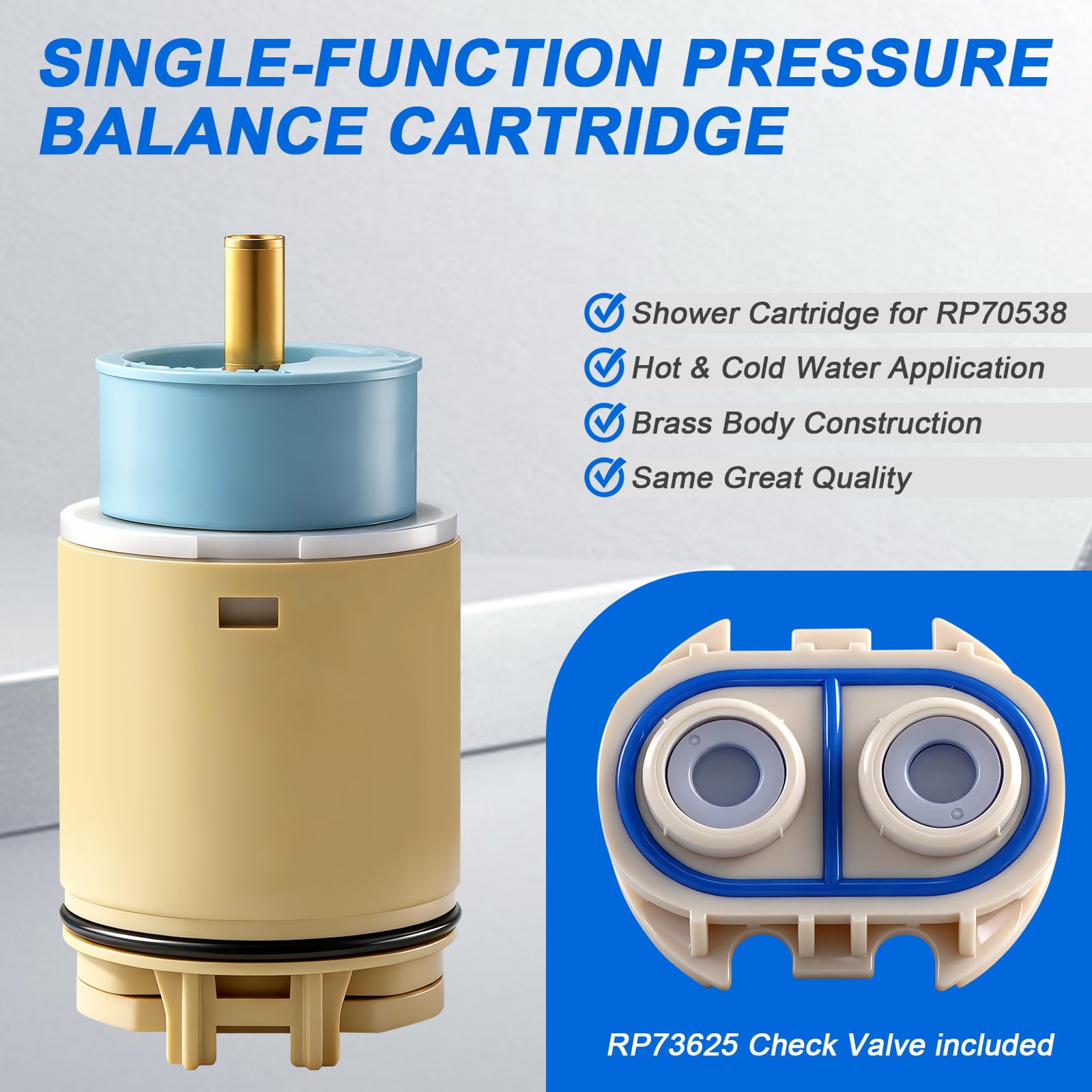 DIY installation of a Coolfell single-handle tub/shower cartridge