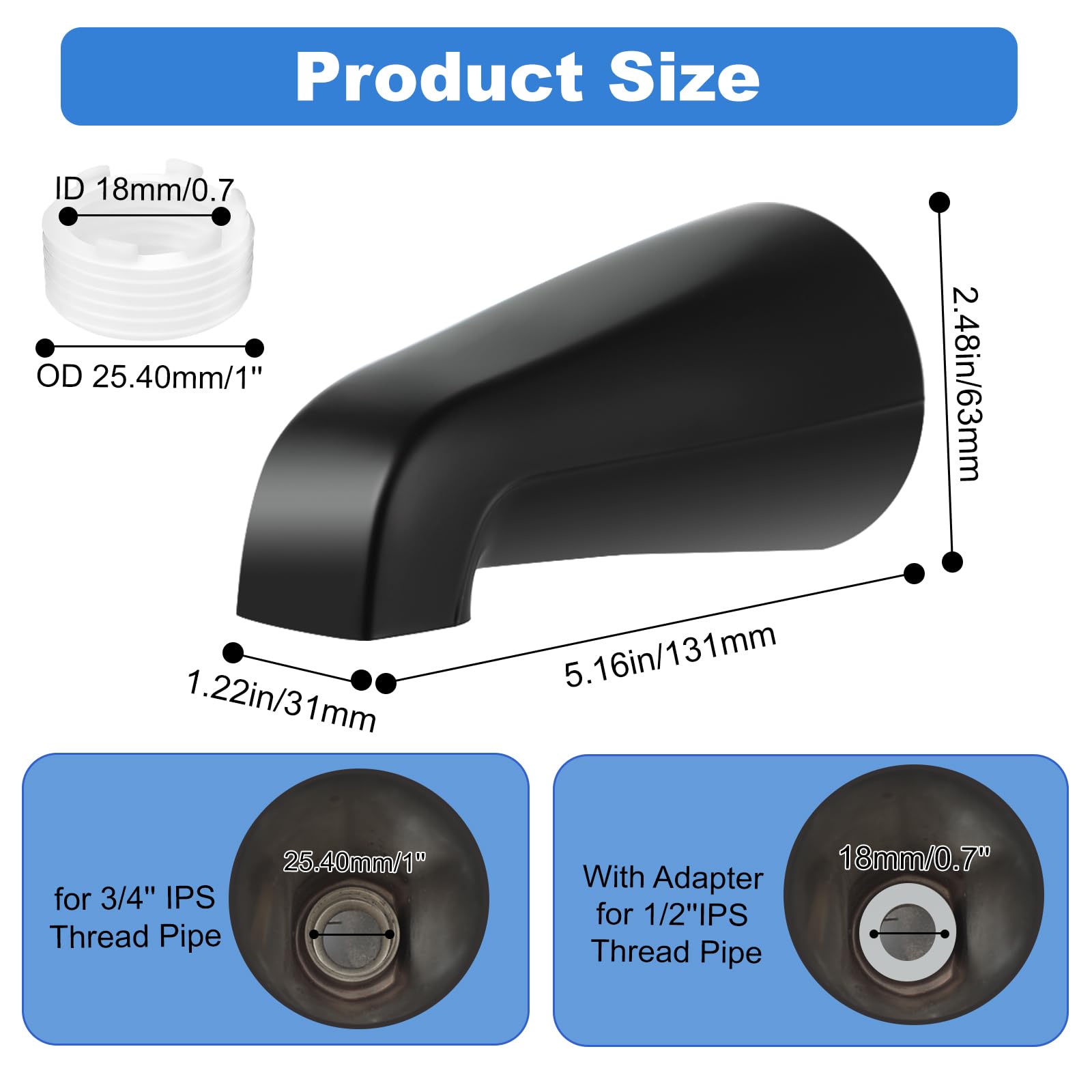 Coolfell all-metal construction promises long-term durability for hot and cold water.