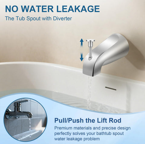Coolfell tub spout easy installation with included tools