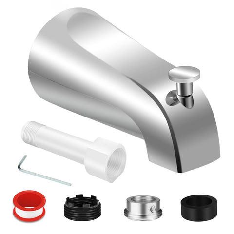 Coolfell universal tub spout diverter ready for action and easy water control