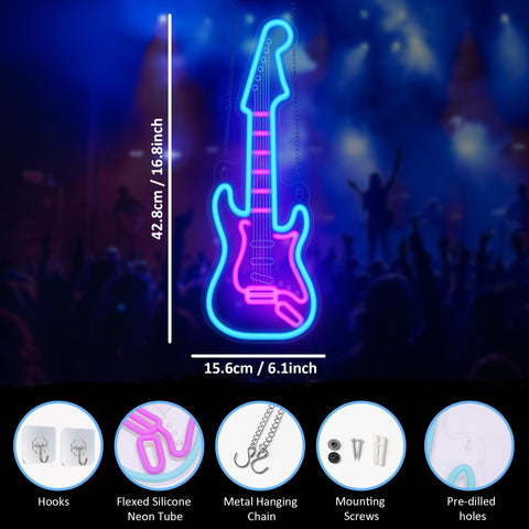 CoolGift Mart acrylic neon sign panel with simple mounting.