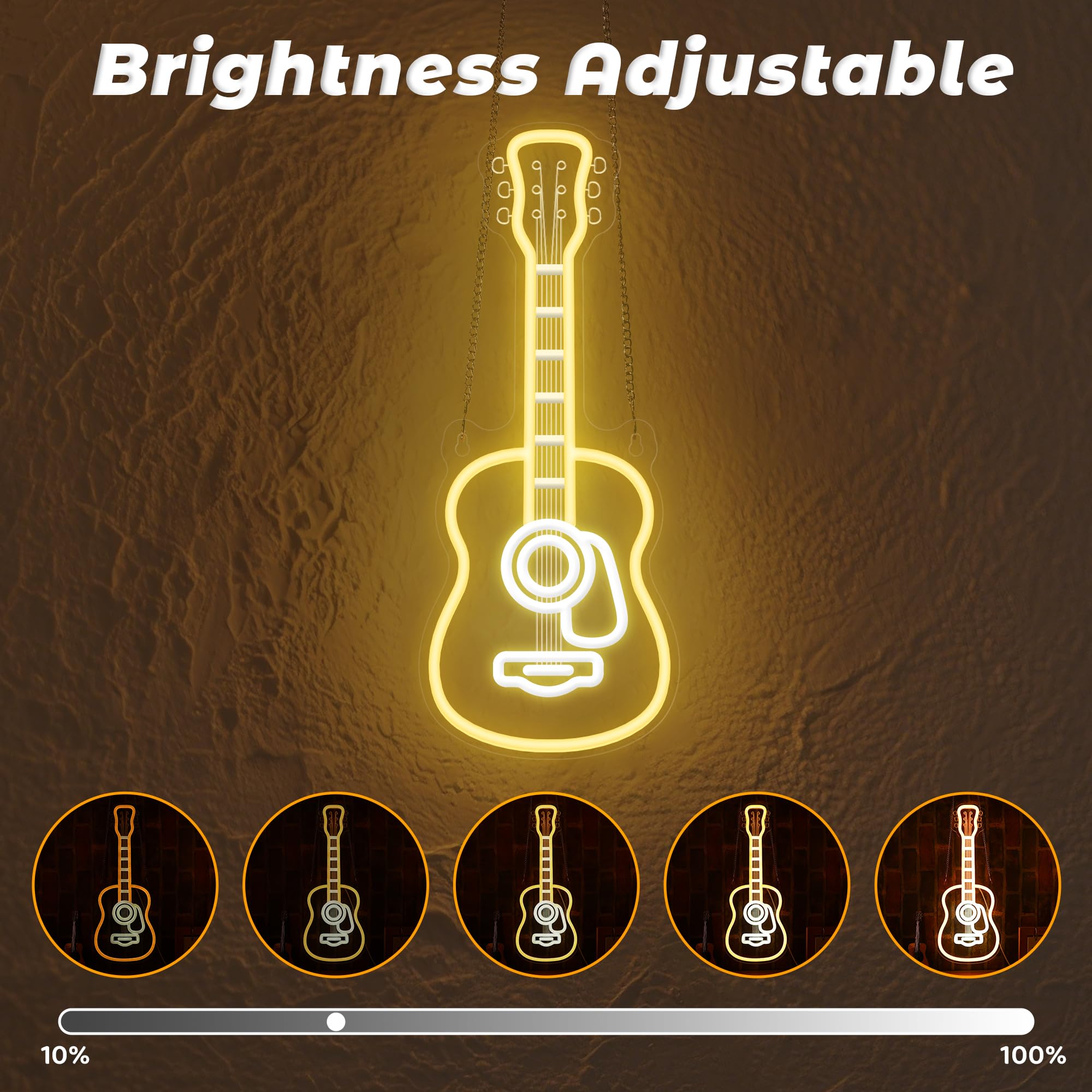 CoolGift Mart dimmable LED neon sign for cozy living spaces