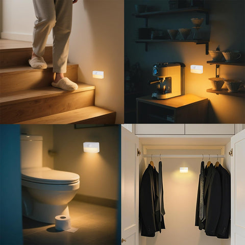 Coolilumi kitchen, stairs, or bedroom light helps night navigation.
